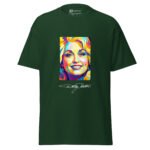 Colorful Dolly Parton T Shirt Vibrant Pop Art Portrait Tee