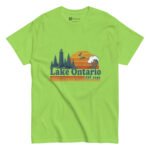 Lake Ontario T Shirt Vintage Lighthouse Sunset Graphic