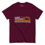 Lake Ontario T Shirt Vintage Retro Lighthouse Design