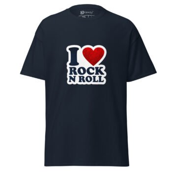 I Love Rock N Roll T Shirt Vintage Music Graphic Tee