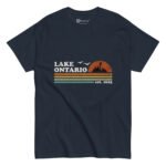 Lake Ontario T Shirt Vintage Retro Lighthouse Design