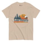 Lake Ontario T Shirt Vintage Lighthouse Sunset Graphic