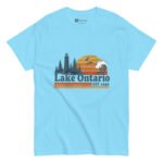Lake Ontario T Shirt Vintage Lighthouse Sunset Graphic