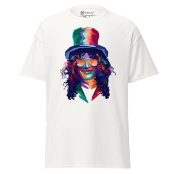 Slash Guns N Roses T Shirt Colorful Geometric Art