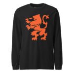 Dutch Lion Long Sleeve Tee Orange Netherlands Shirt