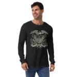 United We Stand Long Sleeve Tee Patriotic Eagle Shirt