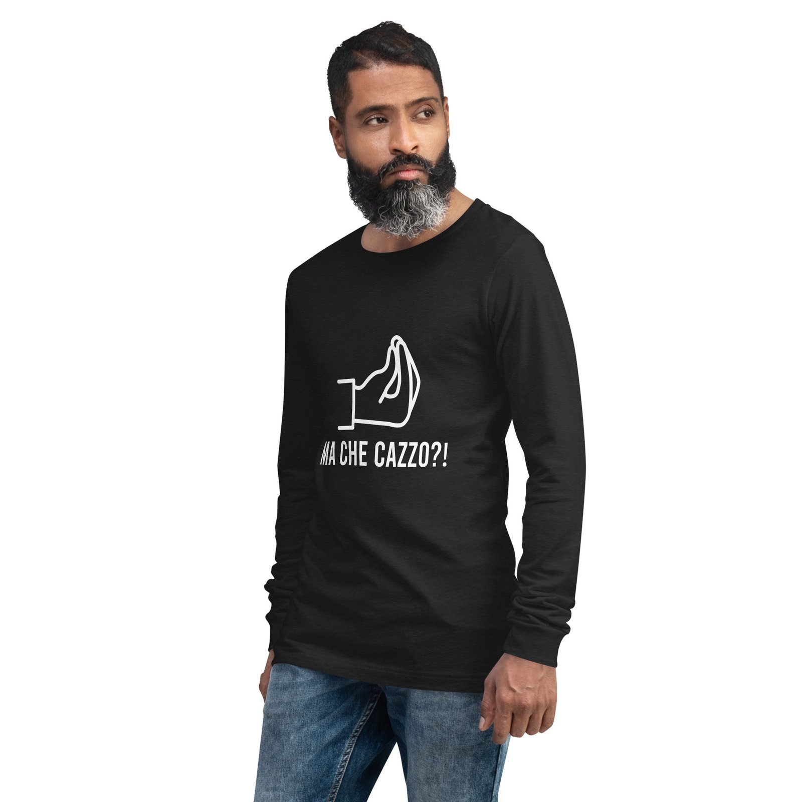 Ma Che Cazzo Long Sleeve Tee Funny Italian Gesture Shirt Ma Che Cazzo Long Sleeve Tee Funny Italian Gesture Shirt