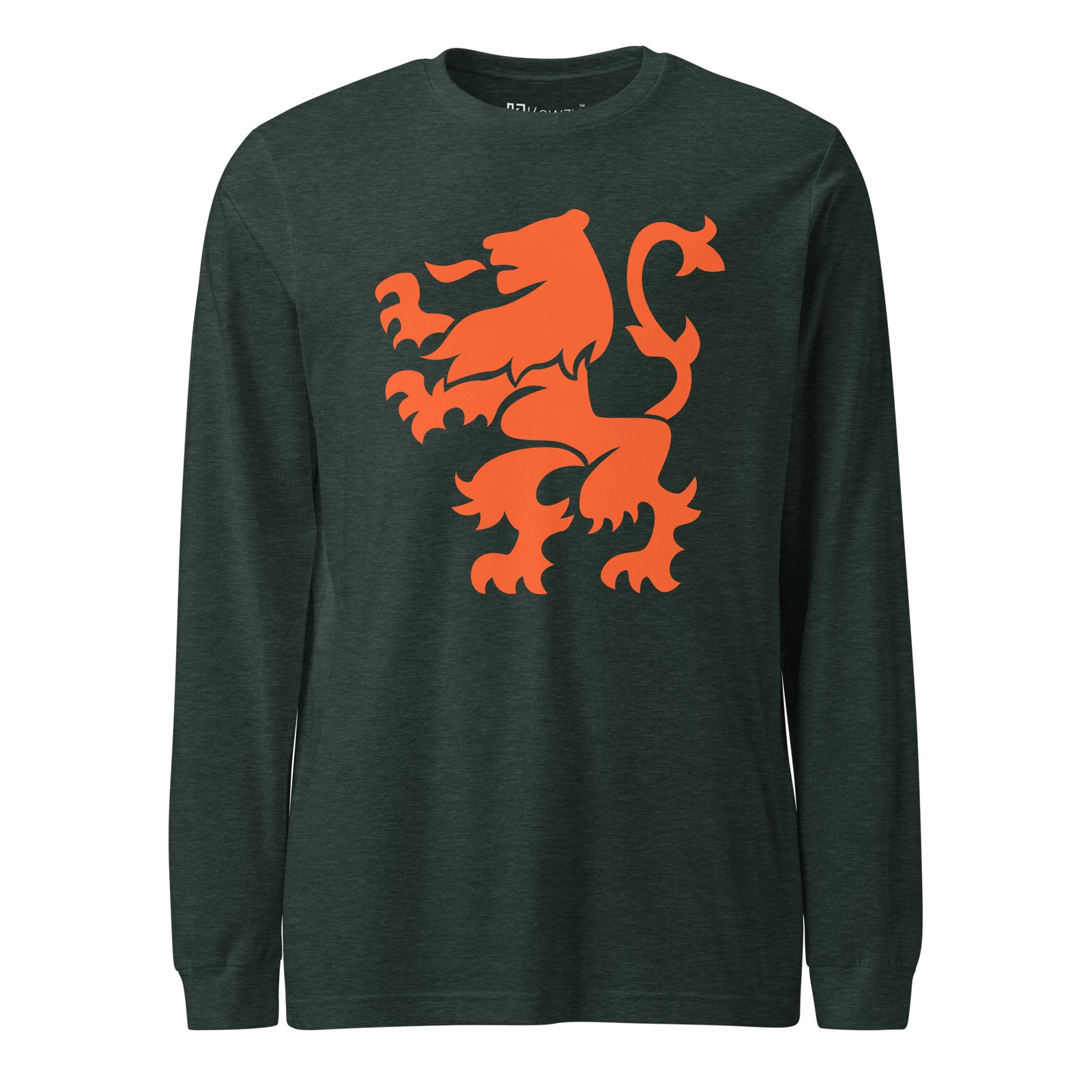 Dutch Lion Long Sleeve Tee Orange Netherlands Shirt Dutch Lion Long Sleeve Tee Orange Netherlands Shirt