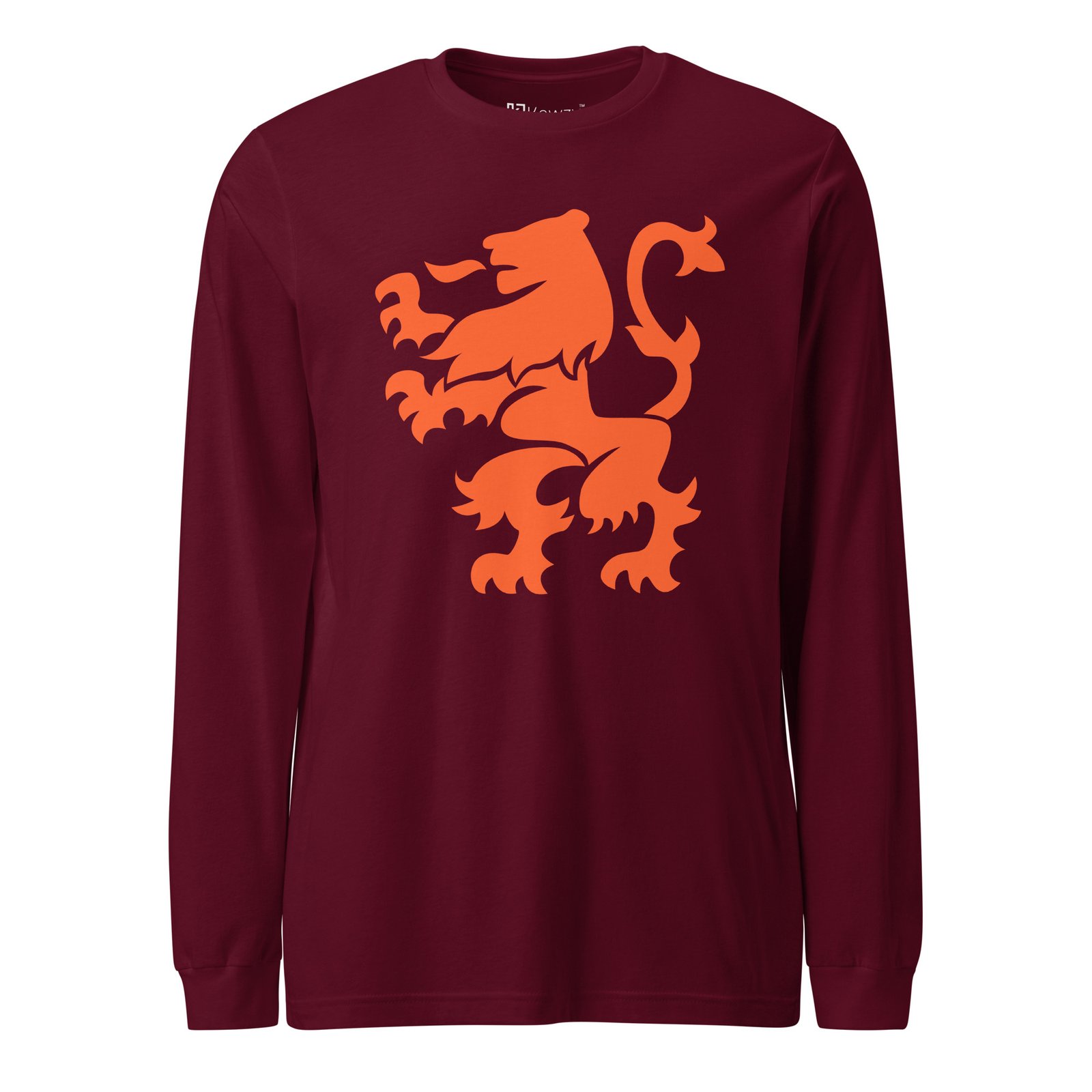 Dutch Lion Long Sleeve Tee Orange Netherlands Shirt Dutch Lion Long Sleeve Tee Orange Netherlands Shirt