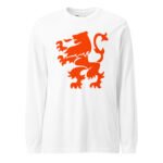 Dutch Lion Long Sleeve Tee Orange Netherlands Shirt