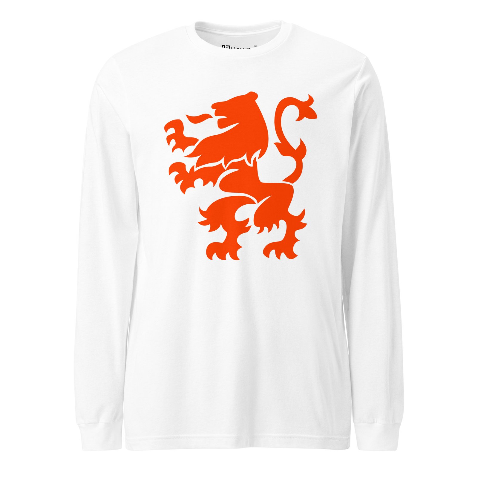 Dutch Lion Long Sleeve Tee Orange Netherlands Shirt Dutch Lion Long Sleeve Tee Orange Netherlands Shirt