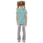 Teal Spiderweb Kids T Shirt Whimsical Halloween Tee