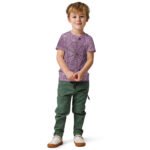 Purple Spiderweb Kids T Shirt Halloween Pattern Tee