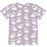 Cute Ghost Kids T Shirt Kawaii Halloween Toddler Tee