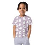 Cute Ghost Kids T Shirt Kawaii Halloween Toddler Tee