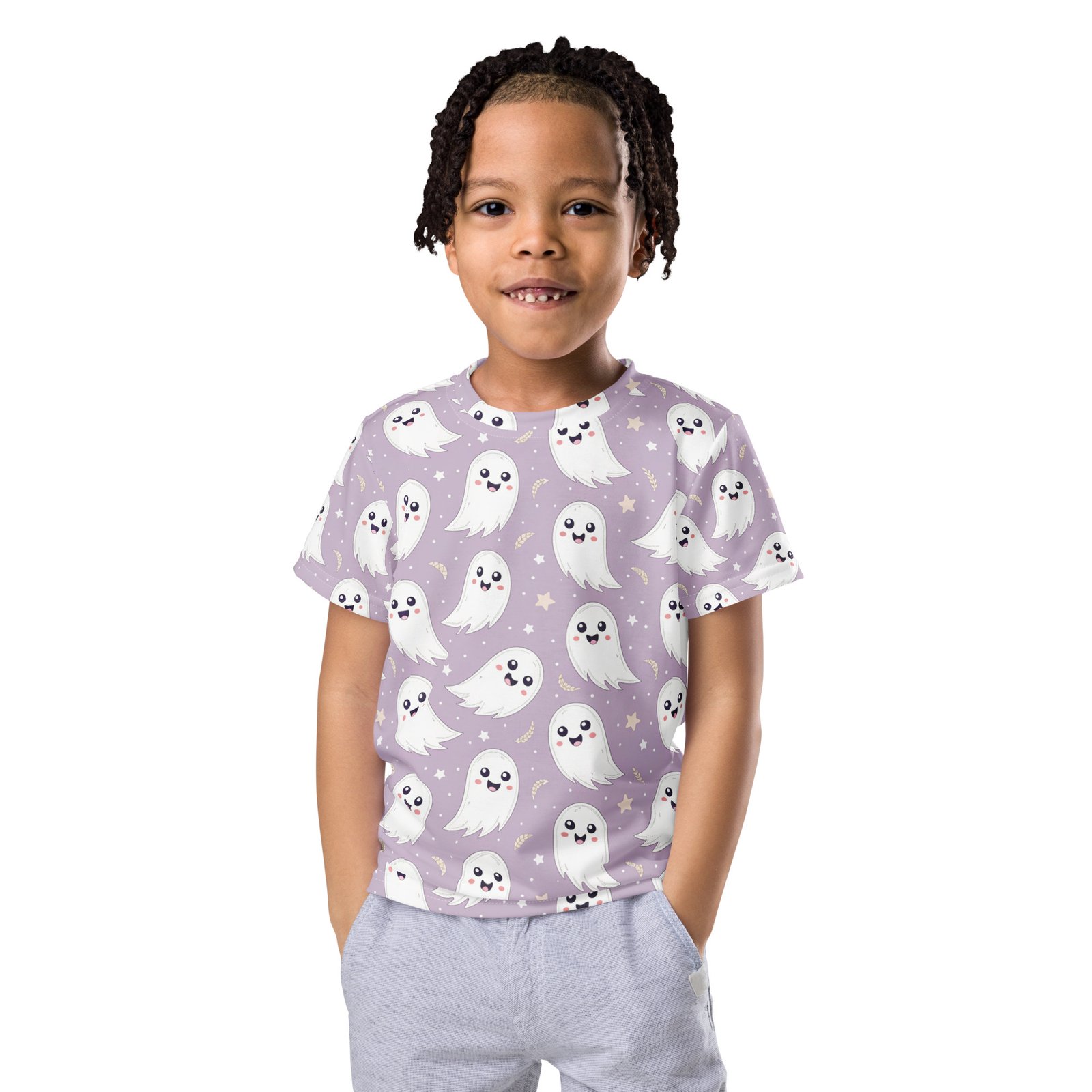 Cute Ghost Kids T Shirt Kawaii Halloween Toddler Tee Cute Ghost Kids T Shirt Kawaii Halloween Toddler Tee
