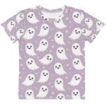 Cute Ghost Kids T Shirt Kawaii Halloween Toddler Tee