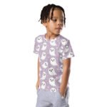 Cute Ghost Kids T Shirt Kawaii Halloween Toddler Tee