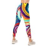 Psychedelic Abstract Leggings Vibrant Yoga Pants