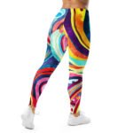 Psychedelic Abstract Leggings Vibrant Yoga Pants