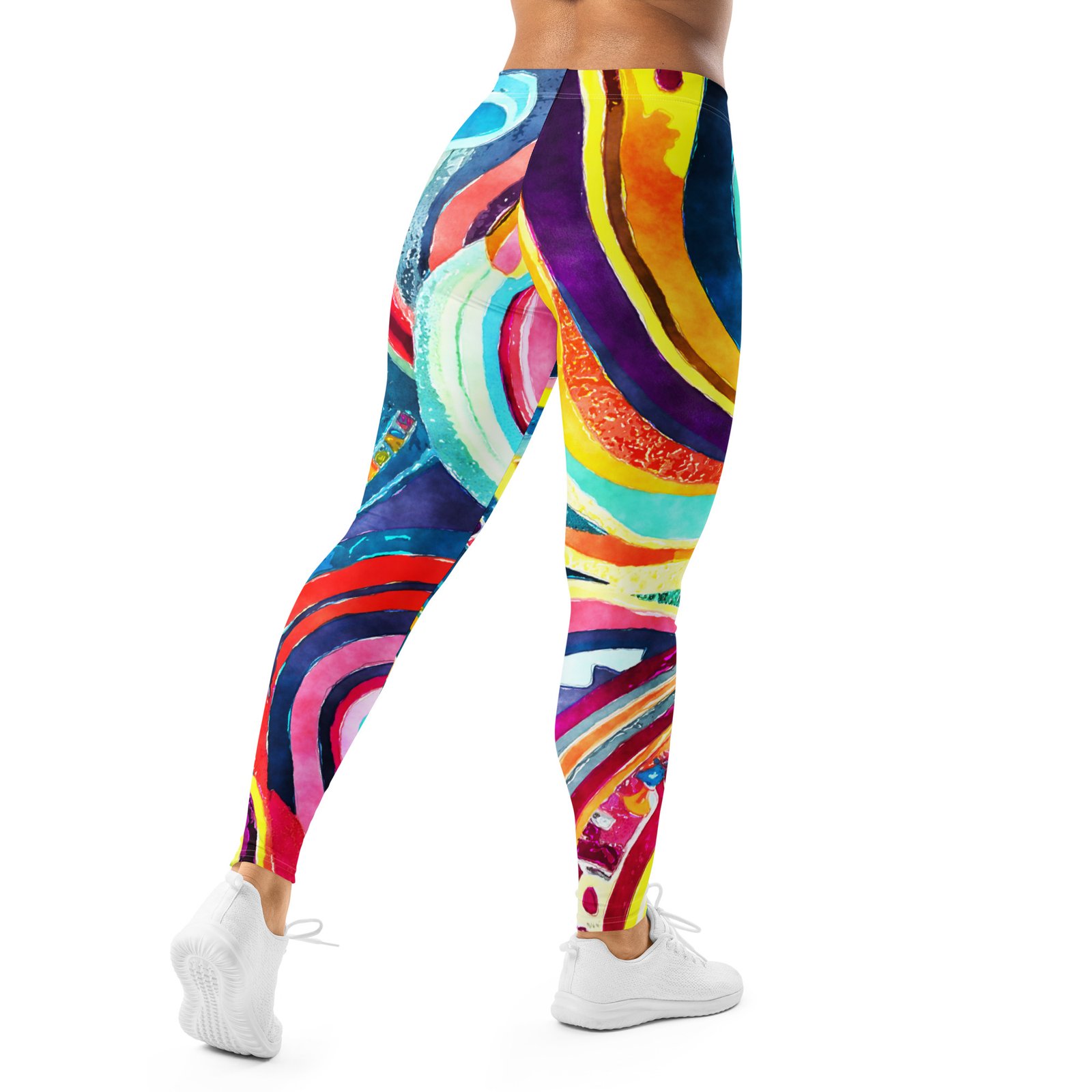 Psychedelic Abstract Leggings Vibrant Yoga Pants Psychedelic Abstract Leggings Vibrant Yoga Pants