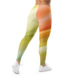 Pastel Wave Leggings Soft Gradient Yoga Pants