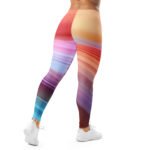 Colorful Gradient Leggings Smooth Wave Yoga Pants