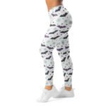 Cute Halloween Bat Leggings Spooky Spiderweb Yoga Pants