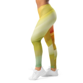 Home 8 Pastel Wave Leggings Soft Gradient Yoga Pants
