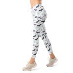 Cute Halloween Bat Leggings Spooky Spiderweb Yoga Pants