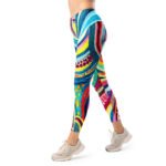 Psychedelic Abstract Leggings Vibrant Yoga Pants
