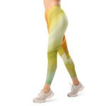 Pastel Wave Leggings Soft Gradient Yoga Pants