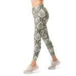 Baroque Pattern Leggings Vintage Ornate Yoga Pants