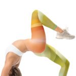 Pastel Wave Leggings Soft Gradient Yoga Pants