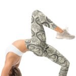 Baroque Pattern Leggings Vintage Ornate Yoga Pants