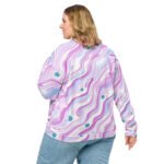Pastel Swirl Bomber Jacket Dreamy Pink Purple Coat
