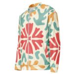 Retro Abstract Bomber Jacket Vintage 70s Pattern Coat