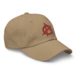 Anarchy Symbol Baseball Hat Punk Rock Embroidered Cap