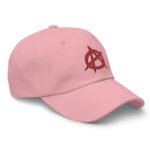 Anarchy Symbol Baseball Hat Punk Rock Embroidered Cap