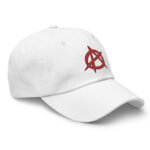 Anarchy Symbol Baseball Hat Punk Rock Embroidered Cap