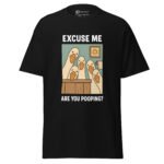 Funny Duck Bathroom T Shirt Hilarious Pooping Tee