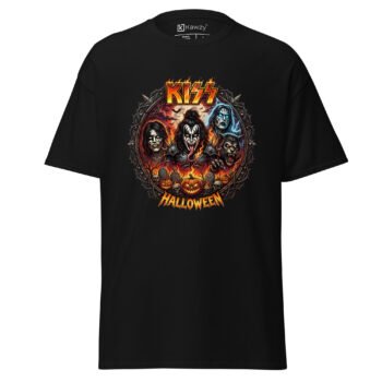 Home 19 Kiss Halloween T Shirt Spooky Band Graphic Tee