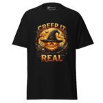 Creep It Real Halloween T Shirt Spooky Witch Pumpkin Tee