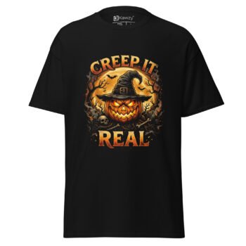Home 14 Creep It Real Halloween T Shirt Spooky Witch Pumpkin Tee