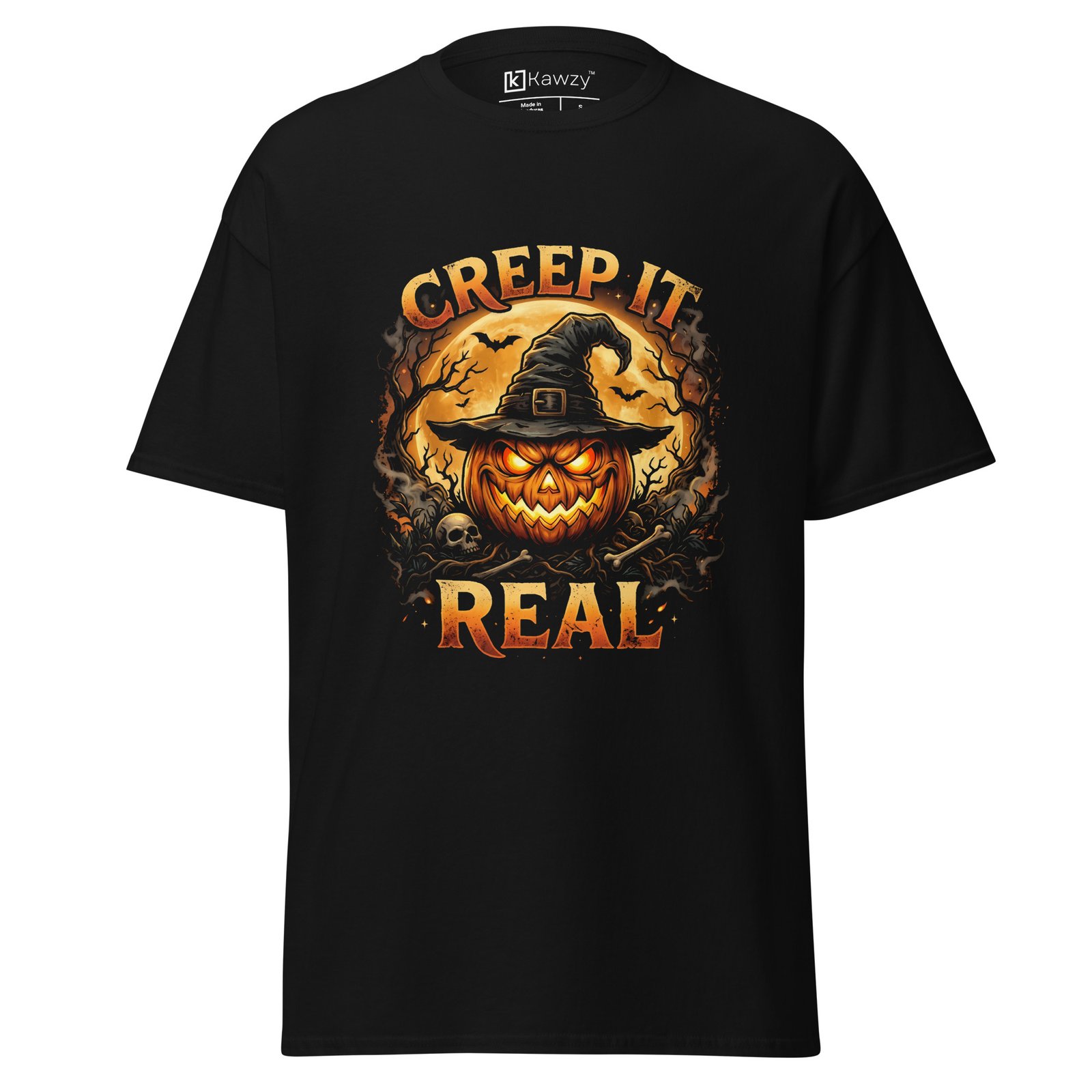Creep It Real Halloween T Shirt Spooky Witch Pumpkin Tee Creep It Real Halloween T Shirt Spooky Witch Pumpkin Tee