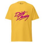 Dirty Dancing T Shirt Classic 80s Movie Pink Logo Tee