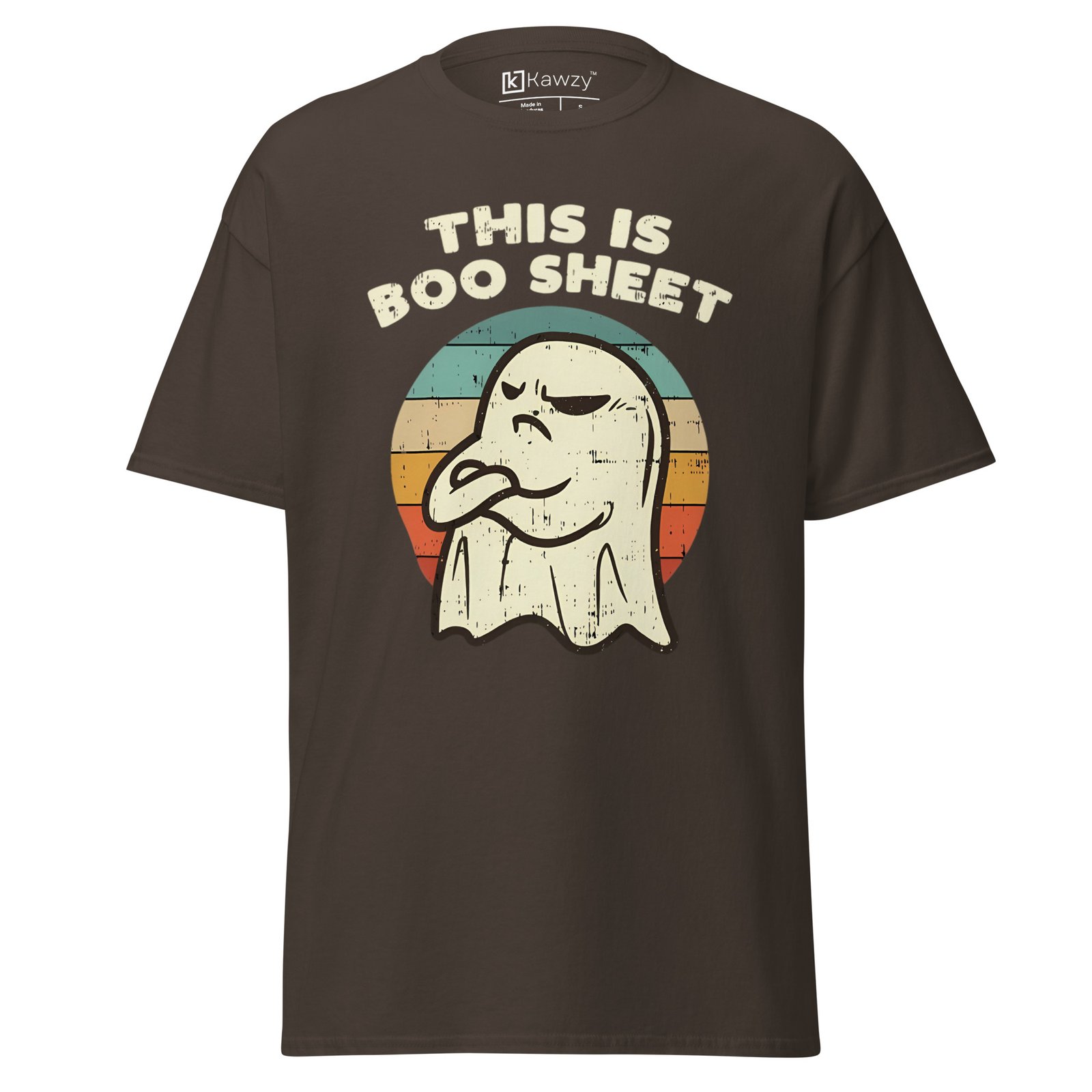 Boo Sheet Ghost T Shirt Retro Halloween Funny Tee Boo Sheet Ghost T Shirt Retro Halloween Funny Tee