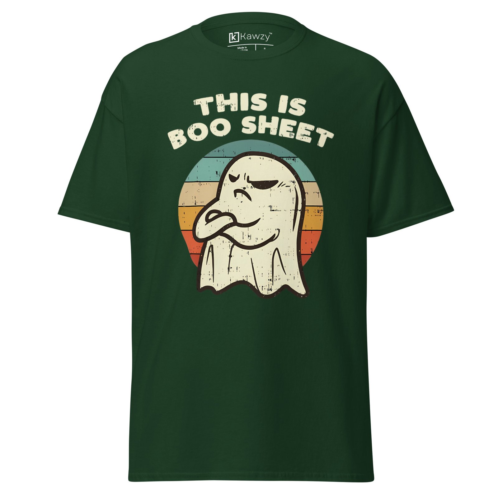 Boo Sheet Ghost T Shirt Retro Halloween Funny Tee Boo Sheet Ghost T Shirt Retro Halloween Funny Tee