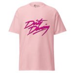 Dirty Dancing T Shirt Classic 80s Movie Pink Logo Tee