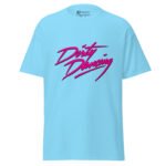 Dirty Dancing T Shirt Classic 80s Movie Pink Logo Tee